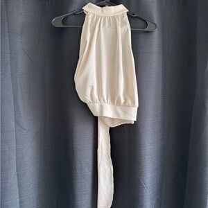 Express Cream Sleeveless Top